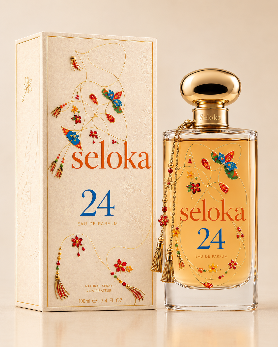 Seloka 24 Eau de Parfum — bottle and packaging